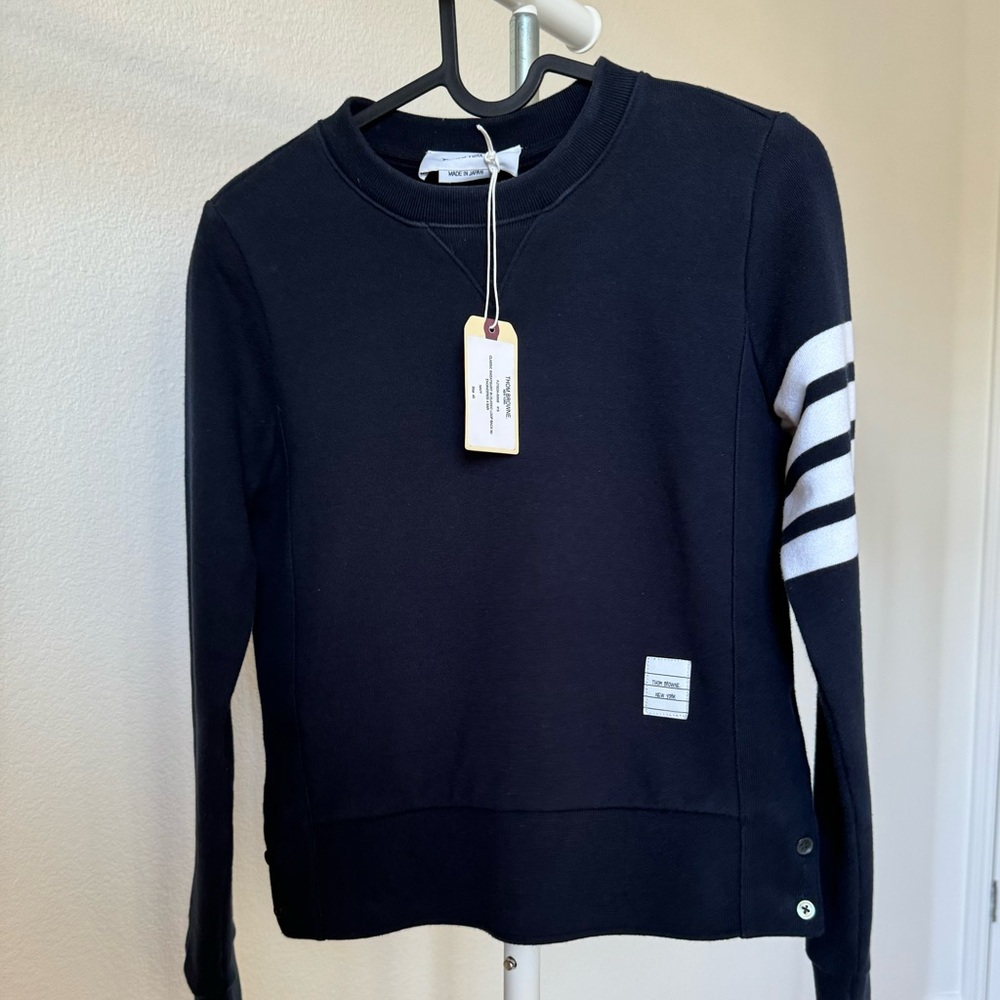THOM BROWNE 4-Bar sweatshirt